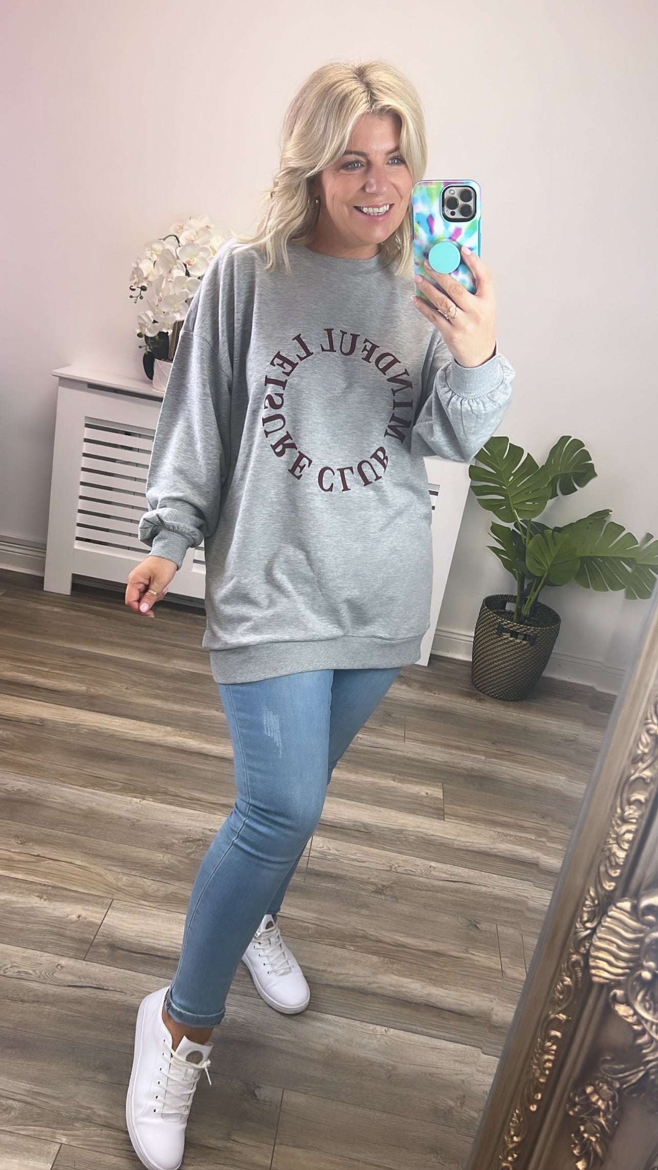 Brigid Sweat Top (Grey)