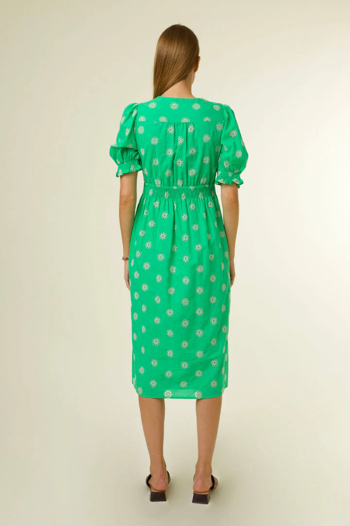 Gabrielle Midi Dress (Emerald)