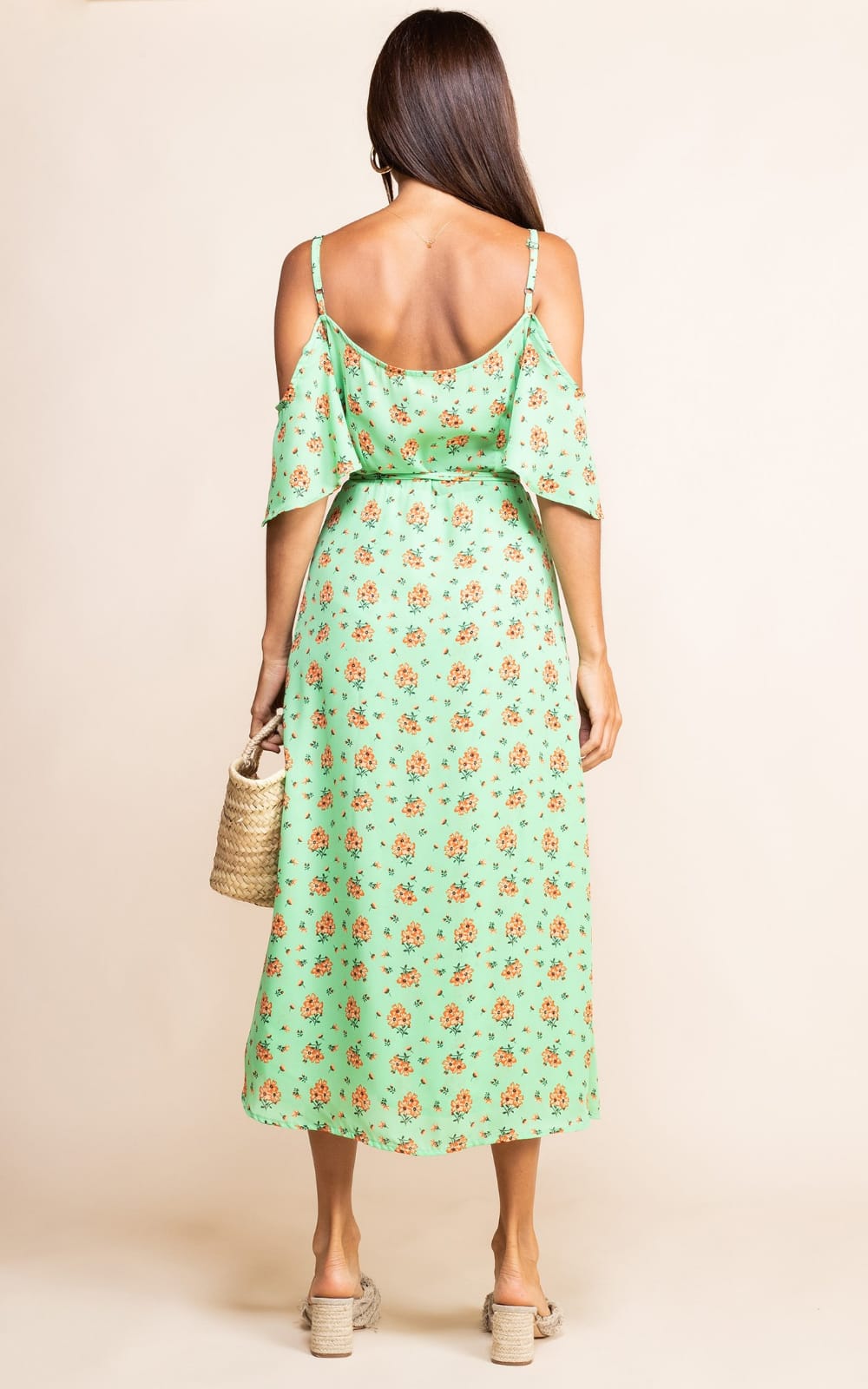 Ivy Dress | Green Daisy | Dancing Leopard