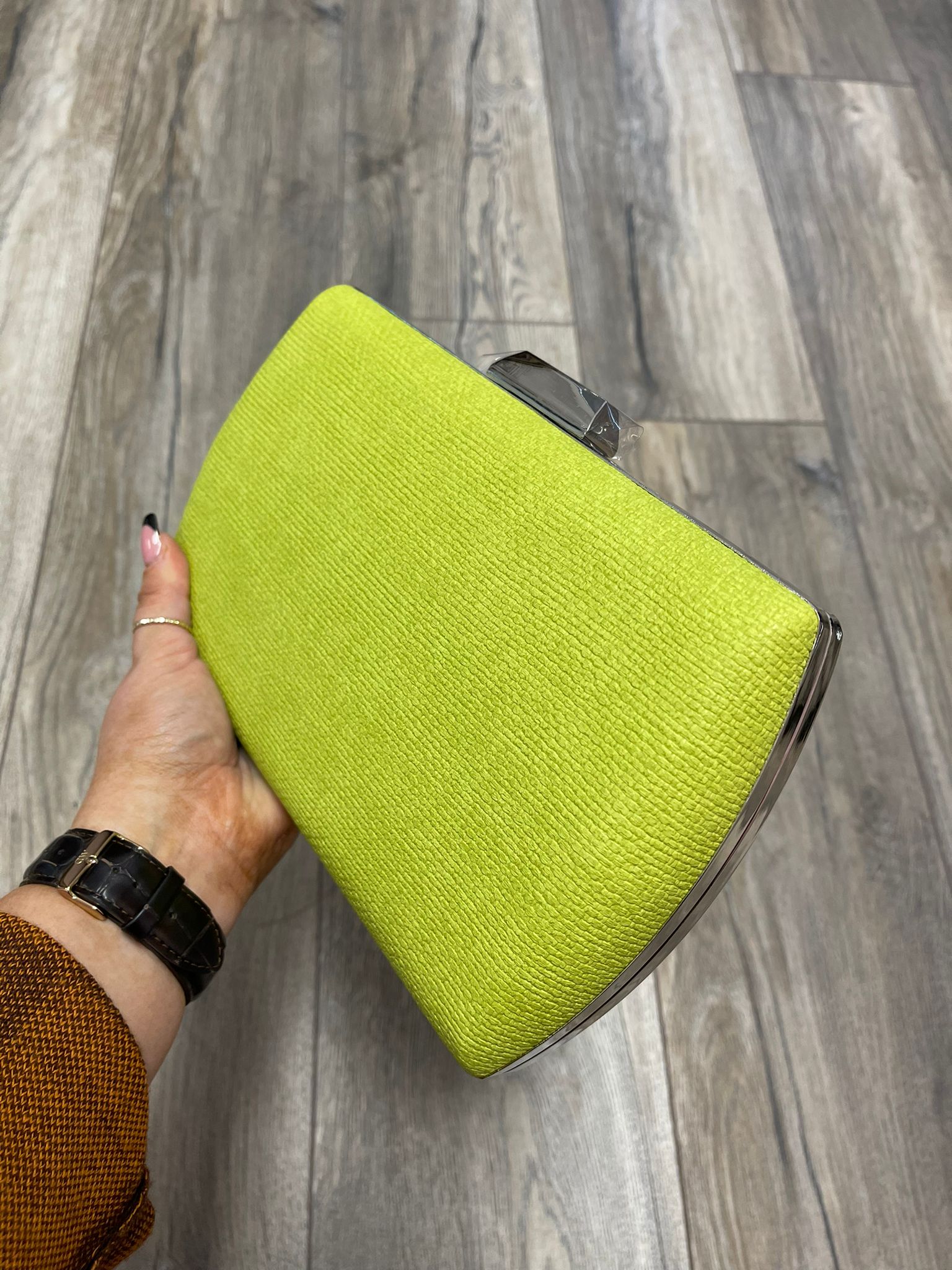 Green Ladies ENVELOPE Purse Wallet Clutch PU Leather Pocket Lady Hand Bag  NEW | eBay