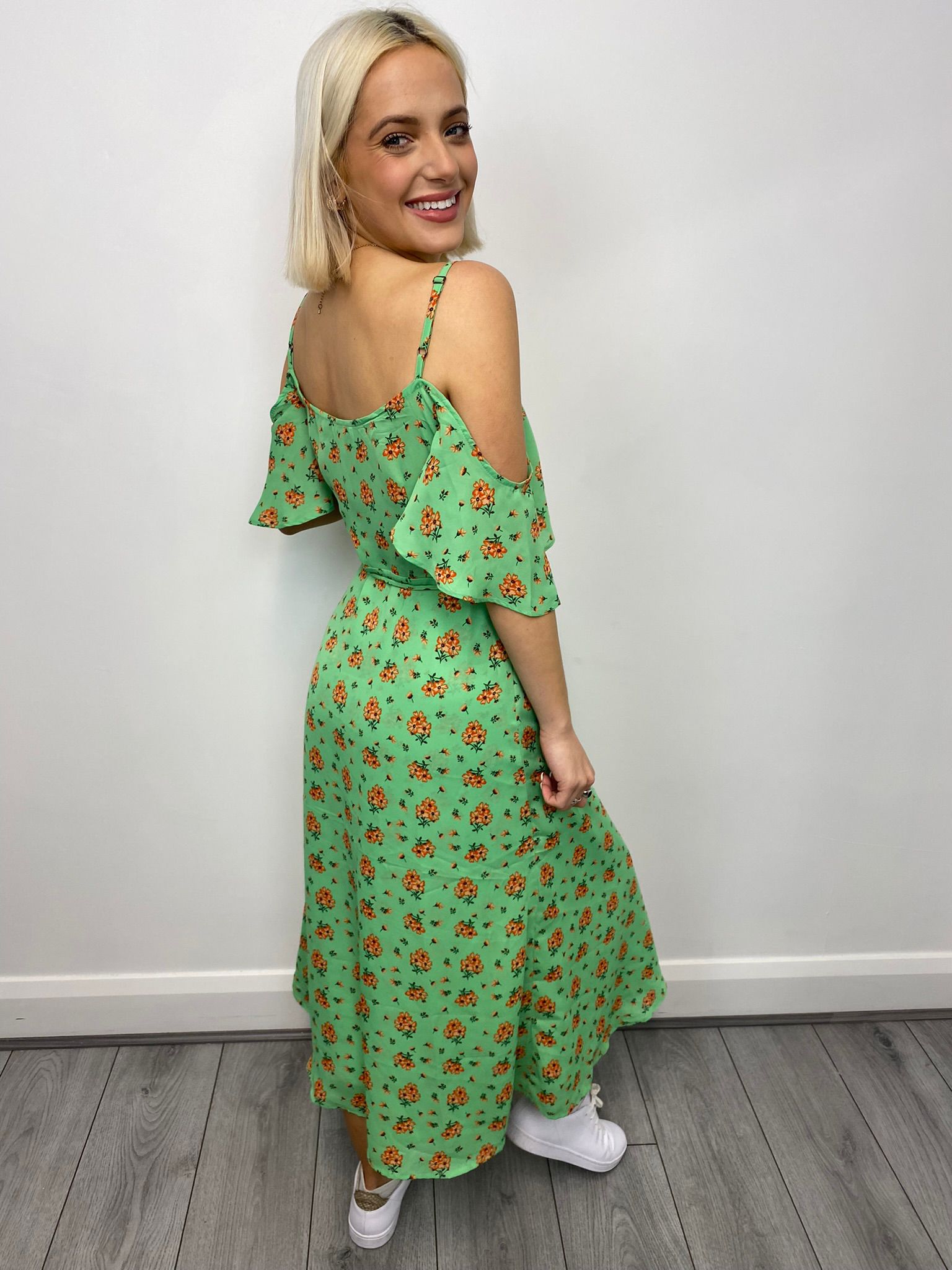 Ivy Dress | Green Daisy | Dancing Leopard