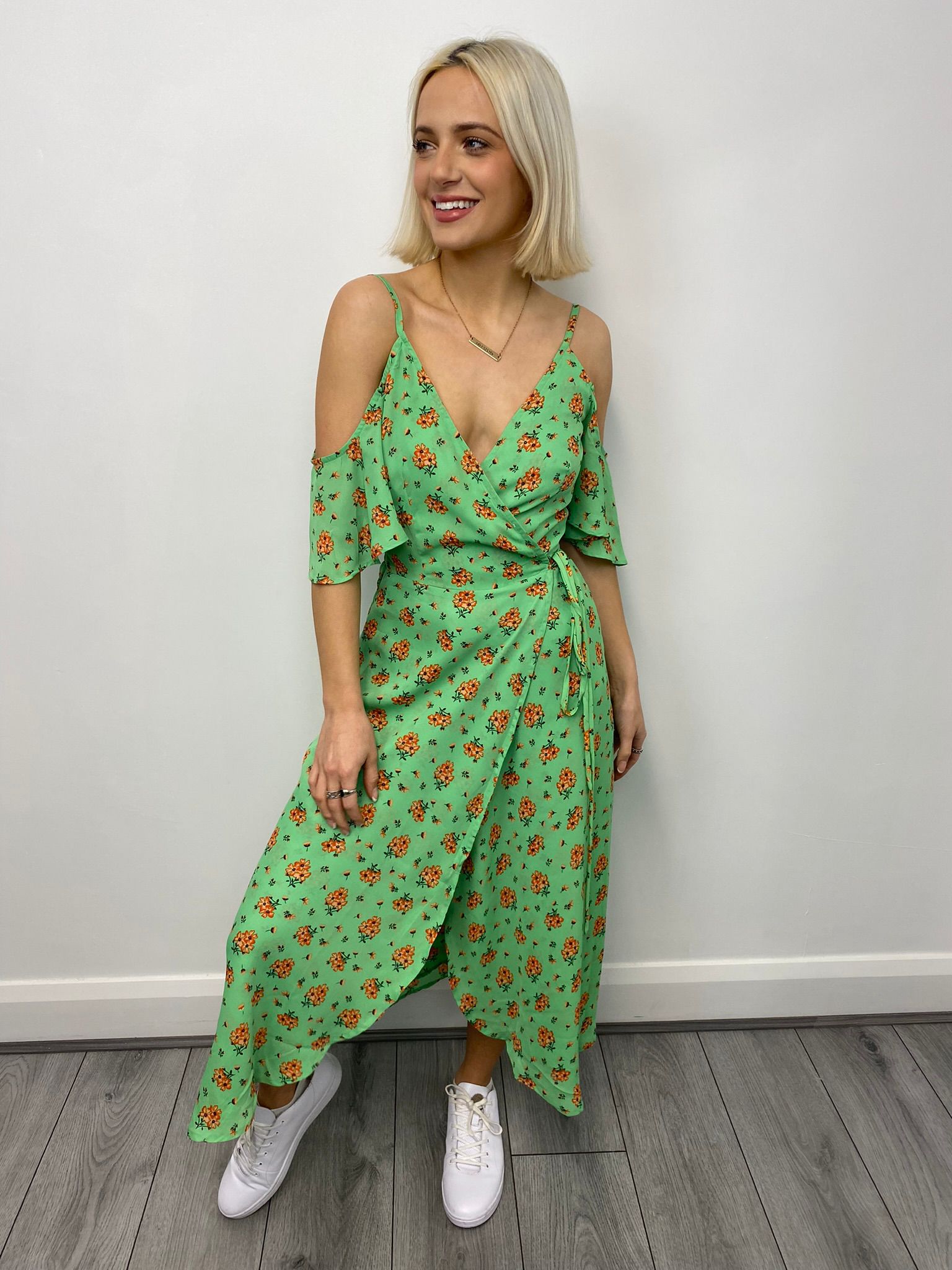 Ivy Dress | Green Daisy | Dancing Leopard