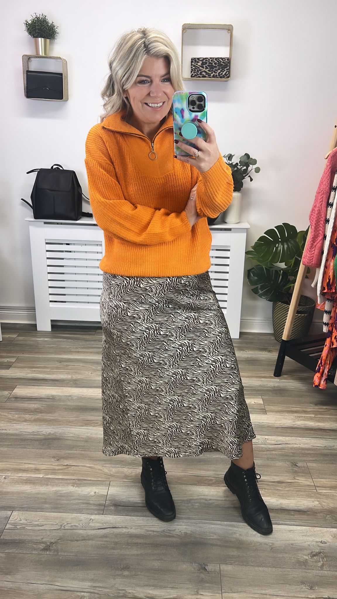 Midi skirt jumper best sale