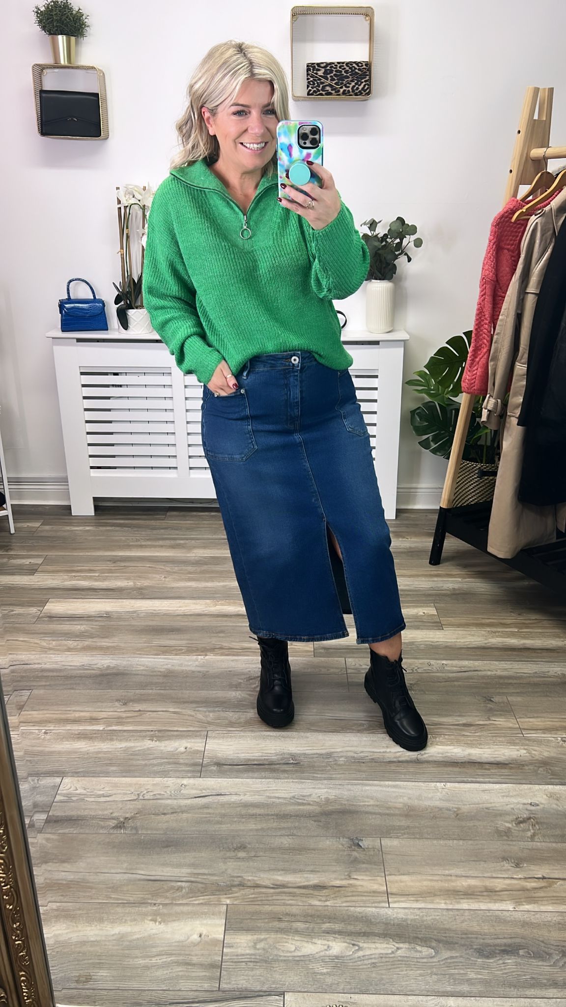 Novo Knit Jumper (Kelly Green)