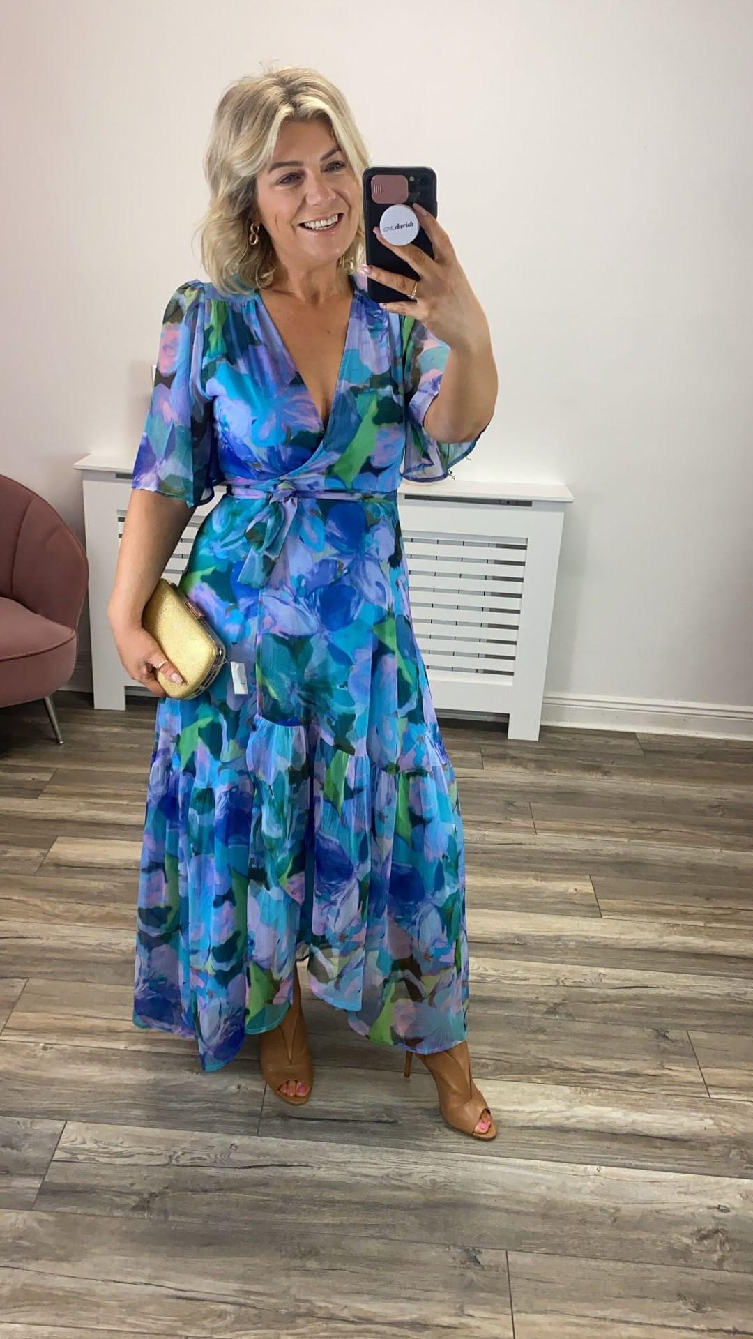 Hope and ivy maxi sales dress