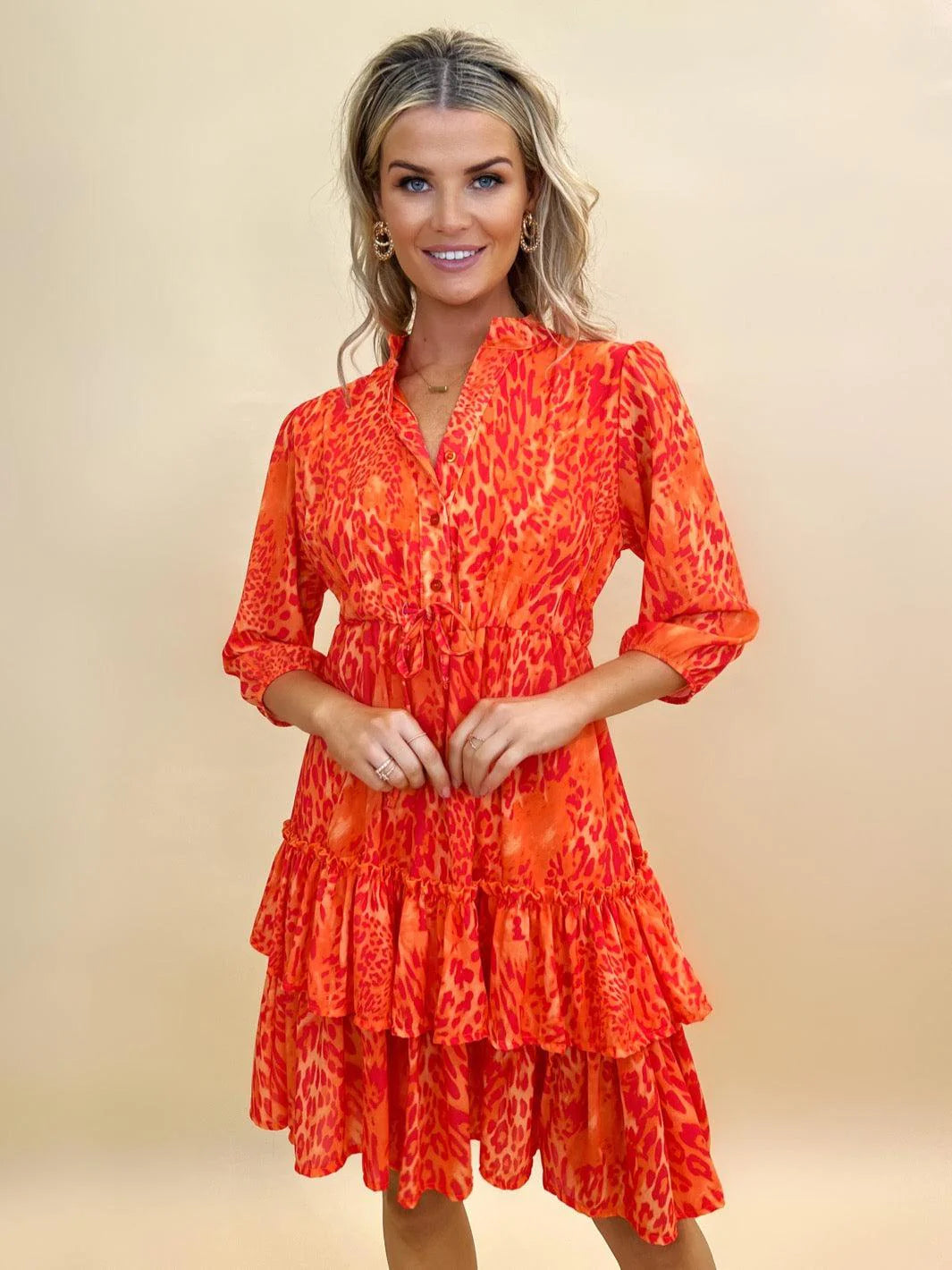 The Latina Mini Dress (Orange)