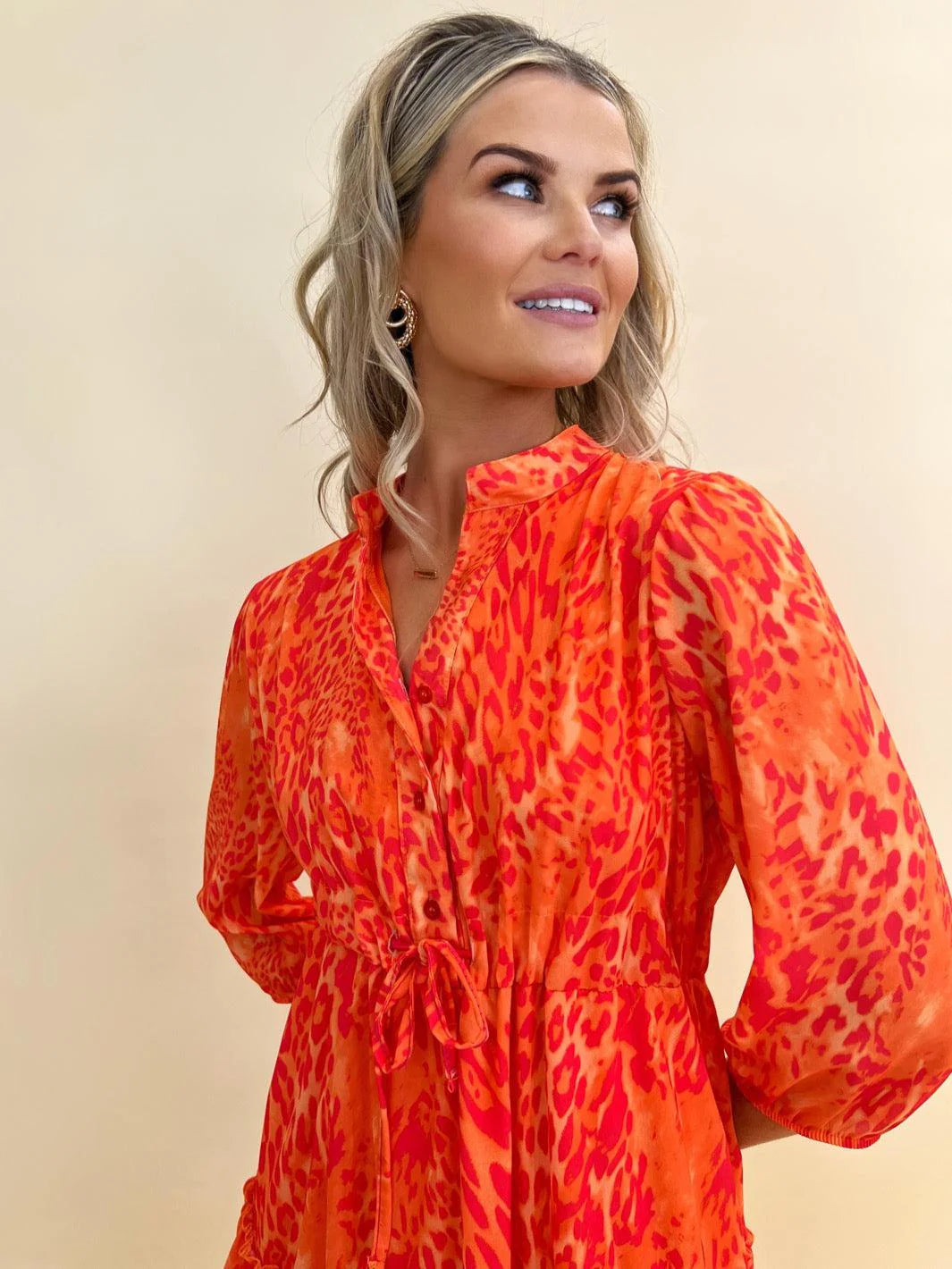 The Latina Mini Dress (Orange)