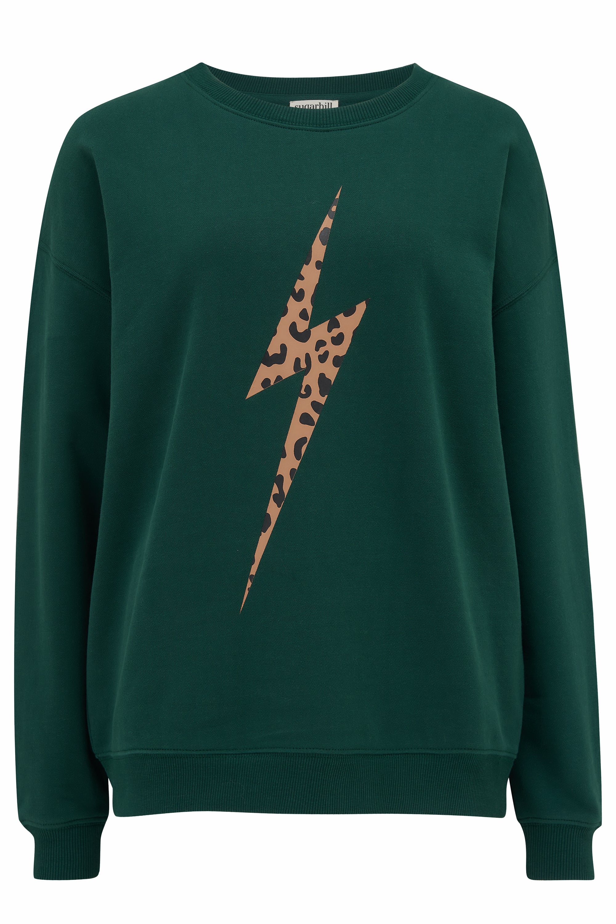 Noah Sweatshirt - Dark Green, Wild Lightning