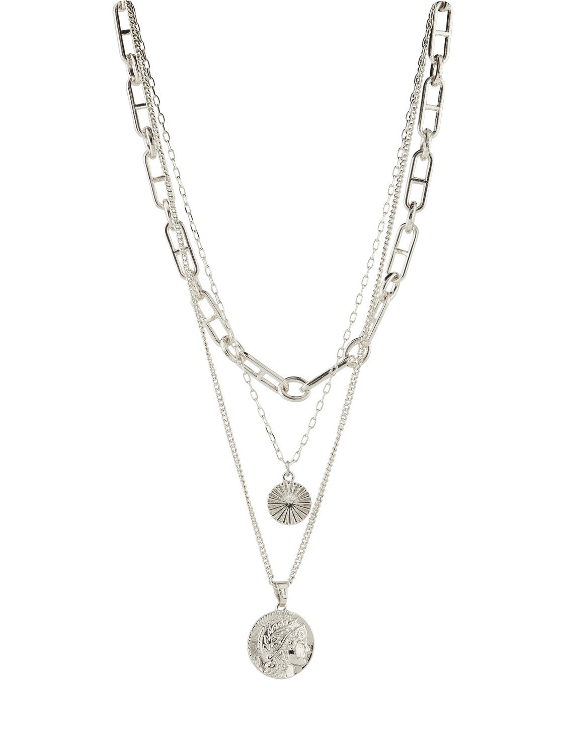 Nitta Combi Necklace (Silver)