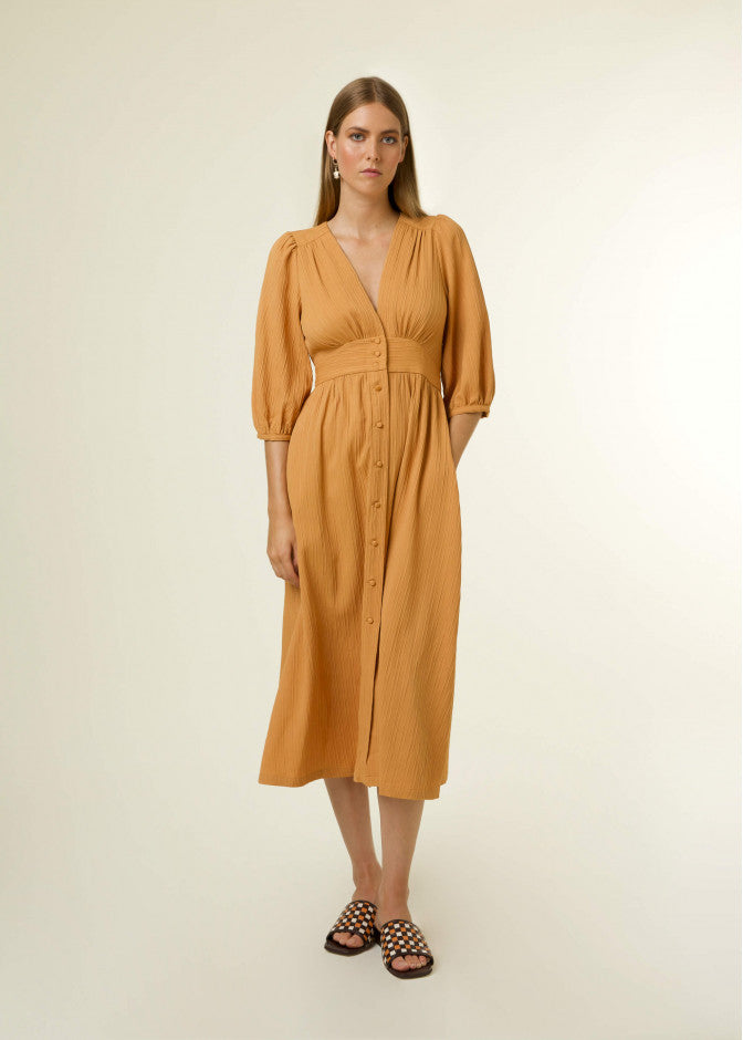 Aliya Dress (Mustard)