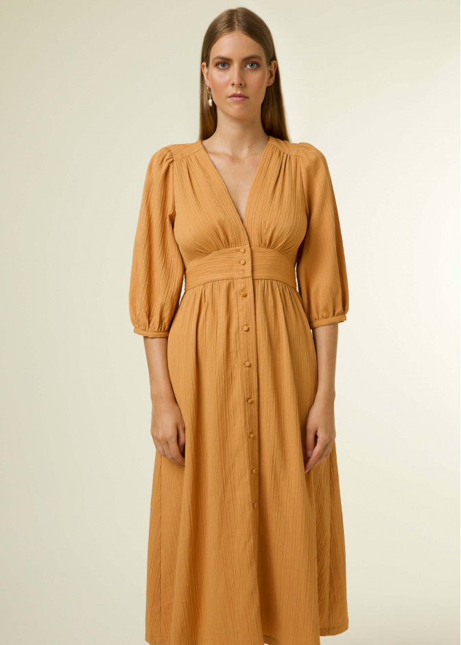 Aliya Dress (Mustard)