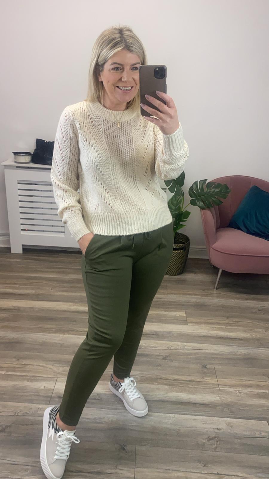 Sofia Knitted Jumper (Cream)