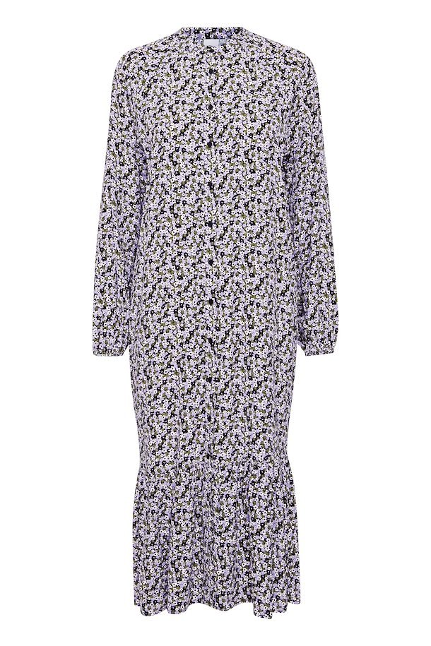 Lilac floral midi Dress