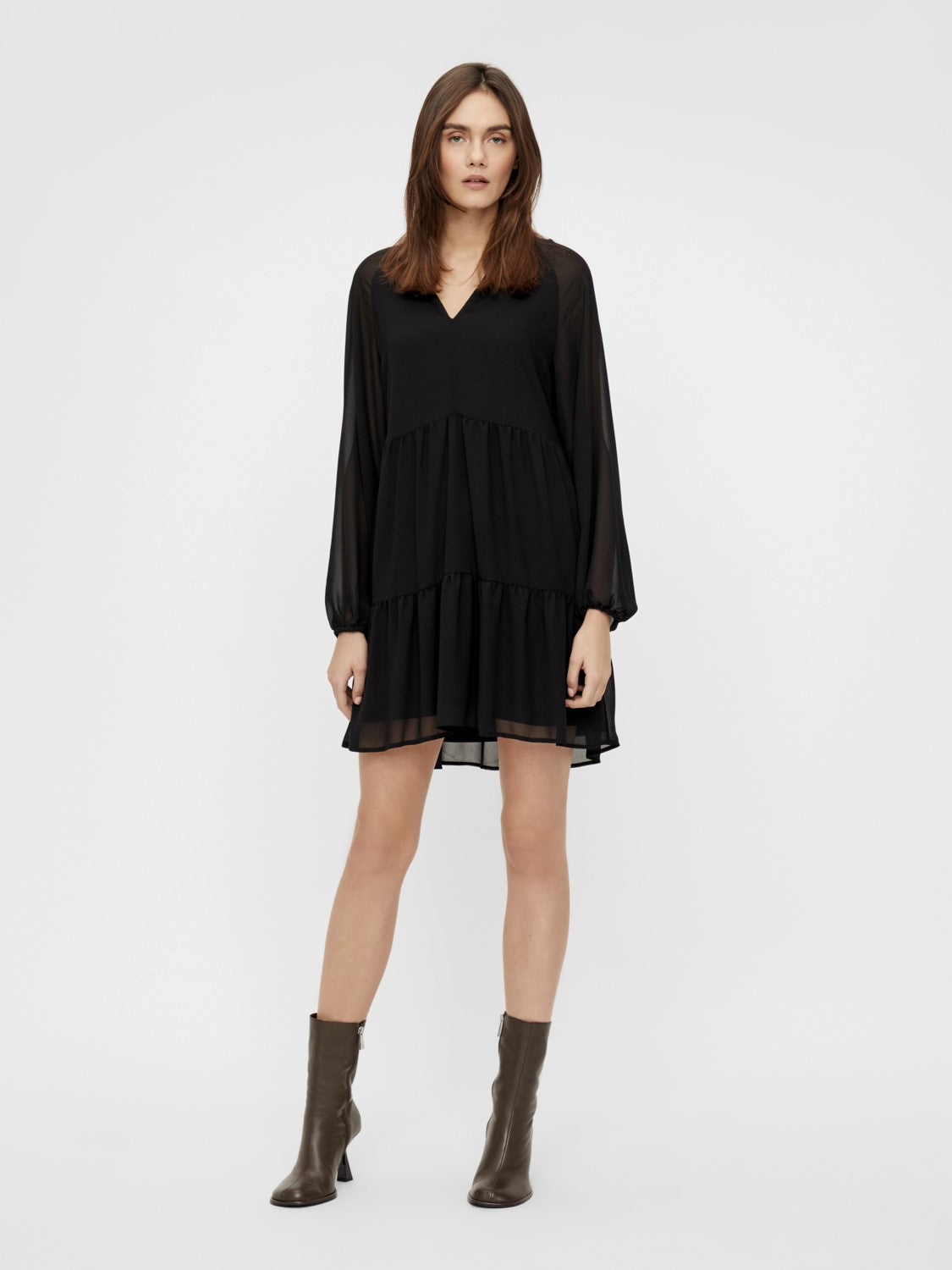 Braylon Smock Dress (Black)