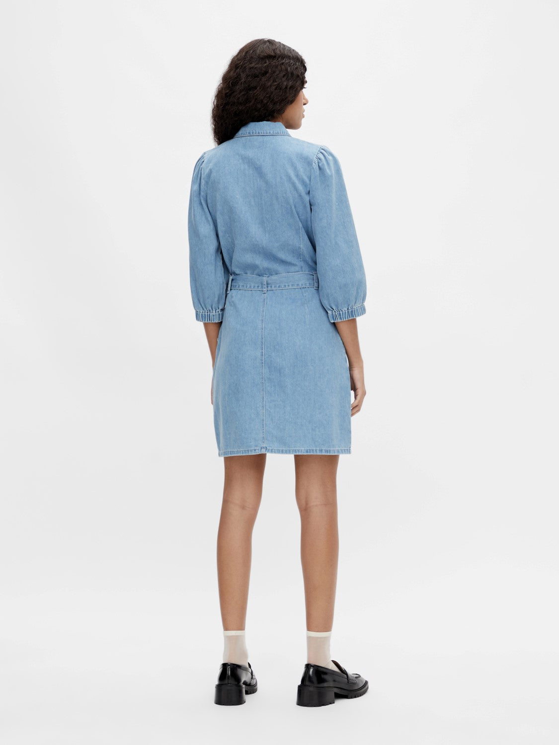 Norma Denim Midi Shirt Dress