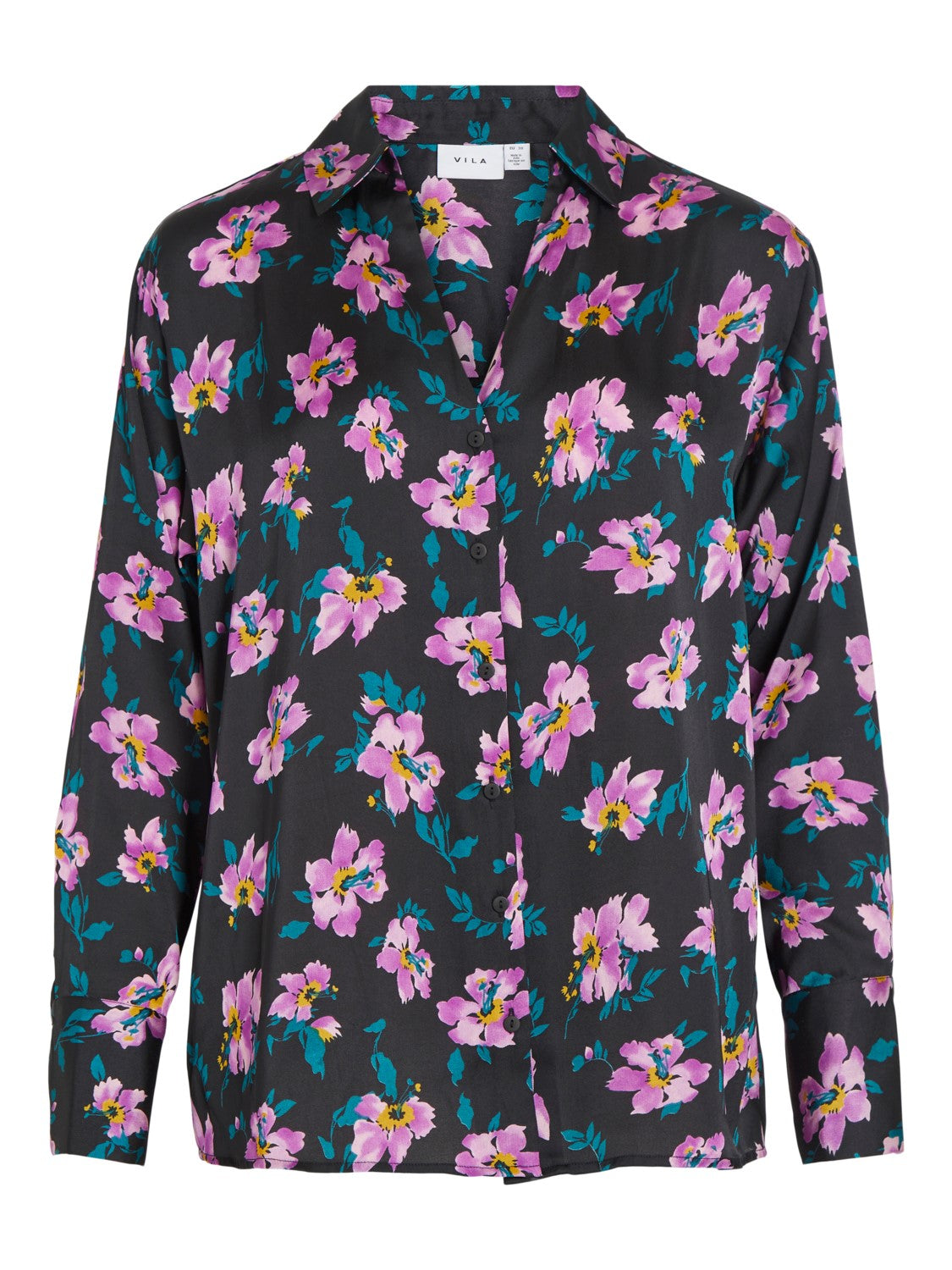 Kiko Shirt (Black Floral)