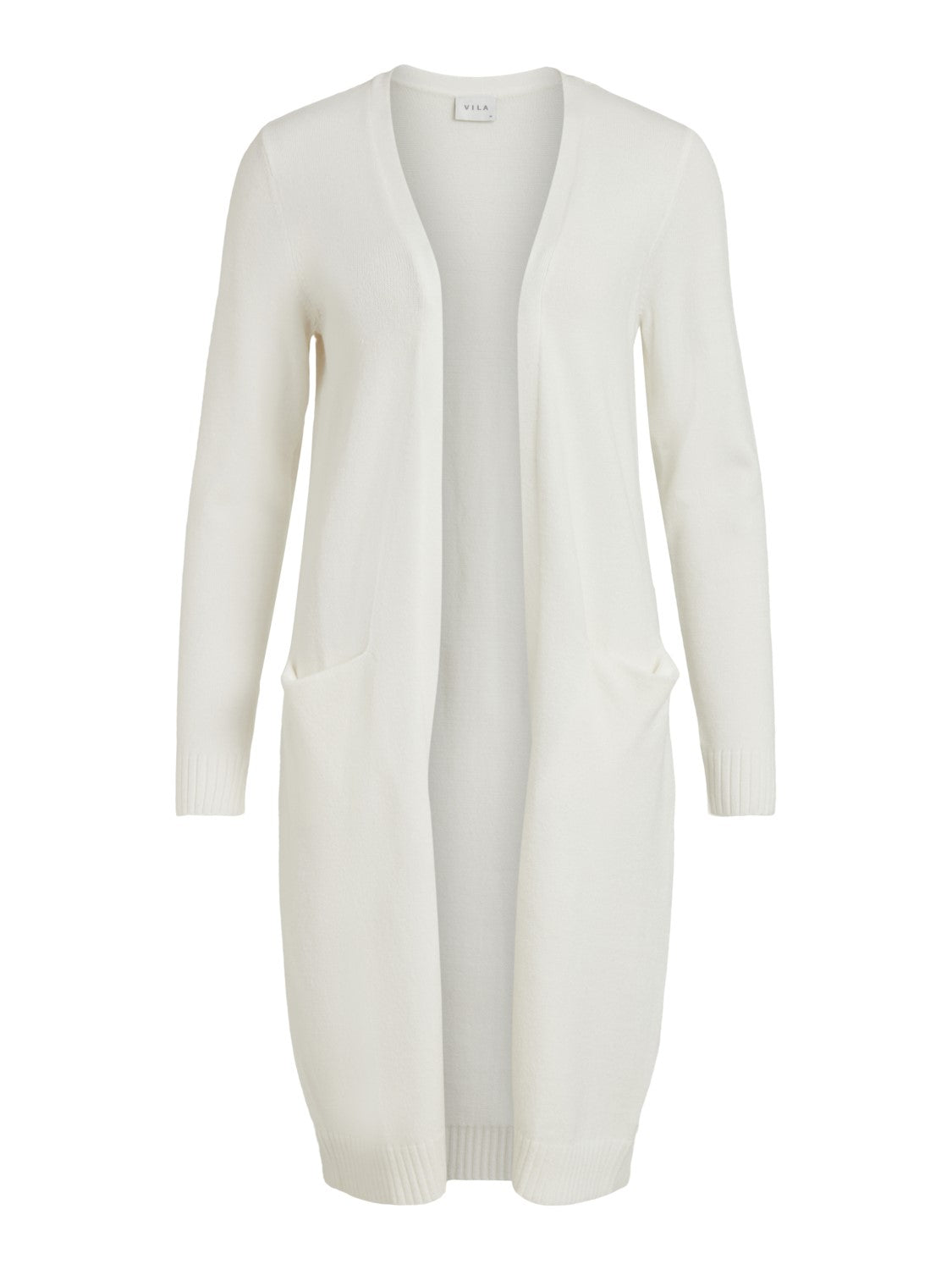 Sian Longline Cardigan (White)