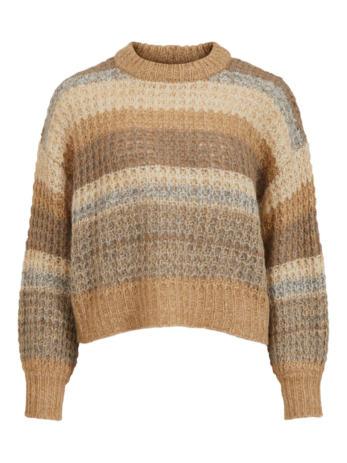 Viabril Round Neck Jumper (Beige)