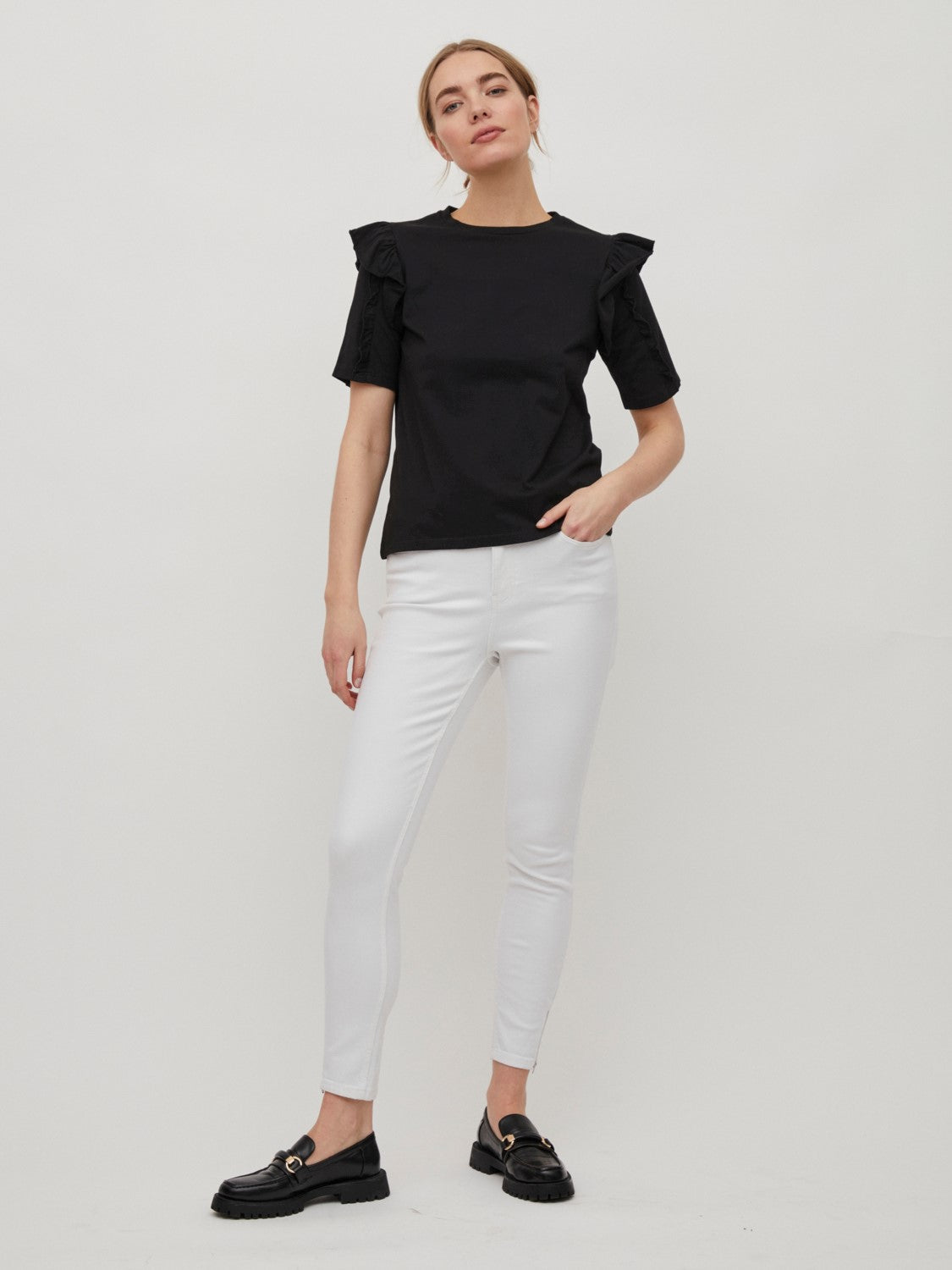 Kayla 7/8 Skinny Jeans (Vintage White)