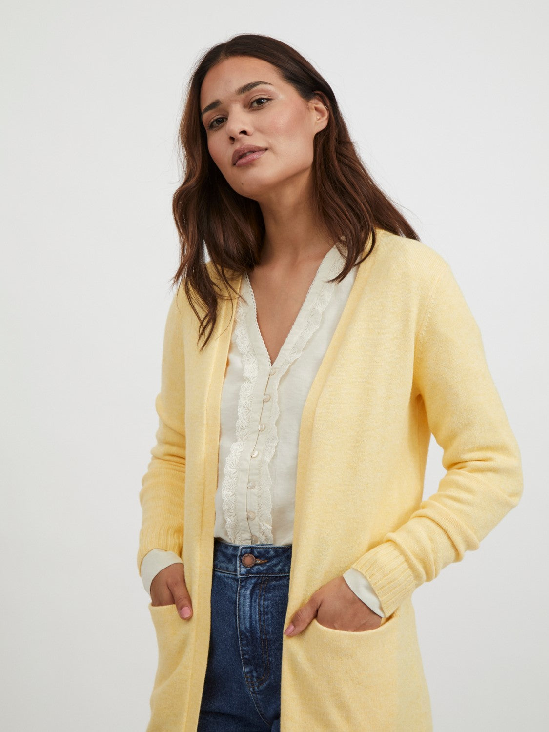 Lemon Longline Cardigan 