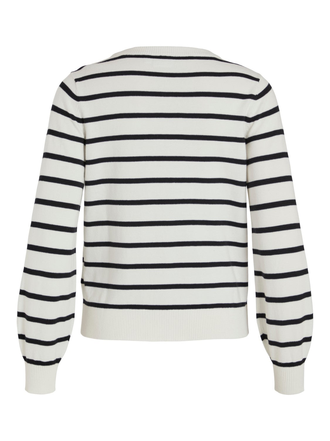 Ella Stripe Top (White Alyssum Black)