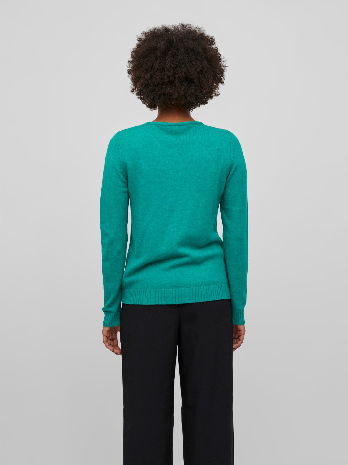 Miela V-Neck Jumper (Alhambra DARK MELANGE)